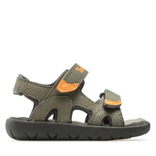 Sandały Timberland Perkins Row 2-Strap TB0A24Y7A581 Zielony - Buty dla chłopców - miniaturka - grafika 1