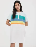 Sukienki - WRANGLER POLO DRESS DAMSKA SUKIENKA WHITE W9N0FZ989 112132436 - Wrangler - miniaturka - grafika 1