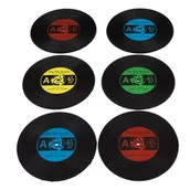 Obrusy i serwetki - Zestaw 6 silikonowych podkładek Rex London Record - miniaturka - grafika 1