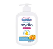 Mydła - Nivea Polska Bambino Rodzina mydło do rąk o zapachu Mirabelki 500 ml 1144817 - miniaturka - grafika 1