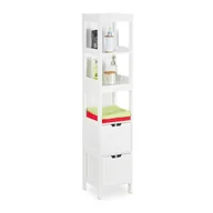 Szafki łazienkowe - szafka łazienkowa relaxdays biała - miniaturka - grafika 1