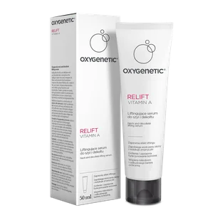 Oxygenetic Relift Vitamin A, liftingujące serum do szyi i dekoltu, 50 ml - Serum do twarzy - miniaturka - grafika 1