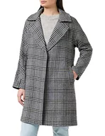 Płaszcze damskie - Superdry Damski płaszcz wełniany, czarny (Black Check Q22), L - miniaturka - grafika 1