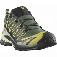 Buty trekkingowe męskie - Męskie buty turystyczne Salomon Xa Pro 3D V9 Gore-Tex Rozmiar butów (UE): 41 1/3 / Kolor: ciemnozielony - miniaturka - grafika 1