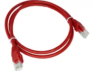 Patchcordy - ALANTEC PATCH-CORD U/UTP KAT.6A LSOH 1.0M CZERWONY - miniaturka - grafika 1