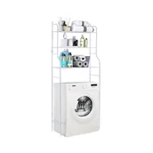 Szafki łazienkowe - Stojak na pralkę LMA-01 biały - miniaturka - grafika 1