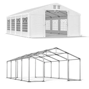 Namiot Imprezowy Całoroczny 8x8x2 Biały WINTER ISD - Pawilony ogrodowe - miniaturka - grafika 1