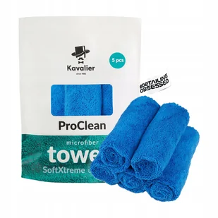 KAVALIER ULTRA SOFT TOUCH BLUE 5PACK 41x41cm ultra miękka mikrofibra - Akcesoria do mycia samochodu - miniaturka - grafika 1