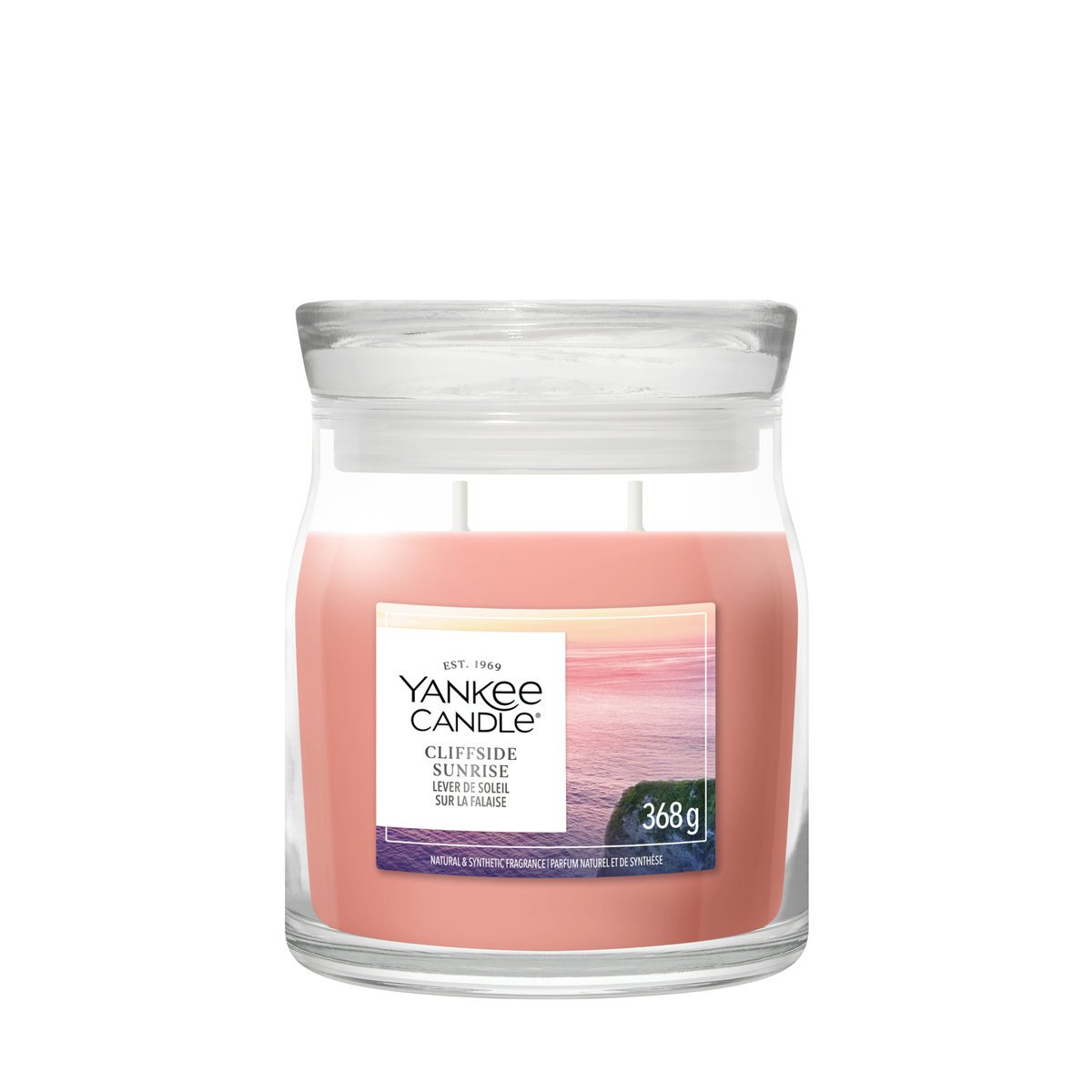 Świeca zapachowa średnia Yankee Candle Cliffside Sunrise