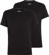 Koszulki męskie - Calvin Klein Męski T-shirt z krótkim rękawem, okrągły dekolt, czarny, M - miniaturka - grafika 1