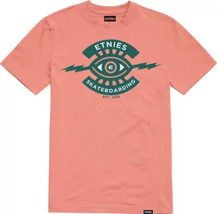 t-shirt męski ETNIES JW WASH TEE Rose - Moda i Uroda OUTLET - miniaturka - grafika 1