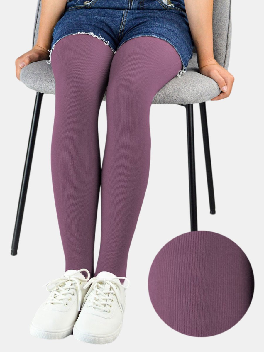 Rajstopy bawełniane fioletowy 128-134