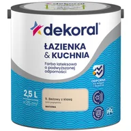 Farby wewnętrzne - Farba lateksowa o podwyższonej odporności ŁAZIENKA KUCHNIA Beżowy z klasą 2,5 l Dekoral - miniaturka - grafika 1