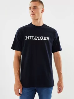 Koszulki męskie - Koszulka Tommy Hilfiger Monotype Embro Graphic Tee MW0MW31539 L Desert Sky (8720644186893) - grafika 1