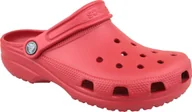 Klapki i japonki damskie - Crocs Crocs Classic 10001-6EN czerwone 37/38 - miniaturka - grafika 1