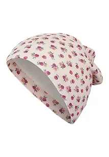 Sterntaler Dziewczęca czapka beanie kwiaty, beżowy, 51 cm - Czapki damskie - miniaturka - grafika 1