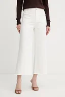 Spodnie damskie - Morgan jeansy damskie kolor biały POPPY - miniaturka - grafika 1