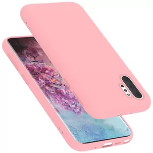 Pokrowiec Do Samsung Galaxy NOTE 10 PLUS Etui w LIQUID RÓŻOWY TPU Silikon Case Cover Obudowa Ochronny Cadorabo - Etui i futerały do telefonów - miniaturka - grafika 1