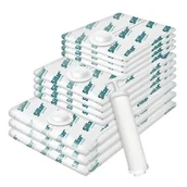 Pokrowce na ubrania - Sillar worek próżniowy na ubrania 11x rozmiary: 40x60 60x80 70x100 pompka - miniaturka - grafika 1