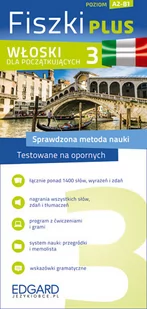 Edgard Włoski Fiszki PLUS dla początkujących 3 - Edgard - Książki do nauki języka włoskiego - miniaturka - grafika 1