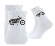 Skarpetki męskie - 3x Skarpetki Prezent Skarpety motor motocykl motocyklista dla kierowcy WSK - miniaturka - grafika 1