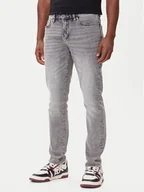 Spodnie męskie - Armani Exchange Jeansy XM000070 AF18823 M8088 Szary Slim Fit - miniaturka - grafika 1