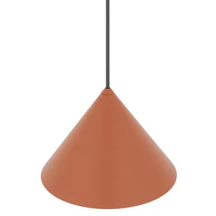 Lampa wisząca do salonu ZENITH 11490 stożek pomarańczowy - Lampy sufitowe - miniaturka - grafika 1