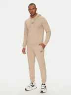 Dresy męskie - EA7 Emporio Armani Dres 8NPV64 PJVRZ U6155 Beżowy Regular Fit - miniaturka - grafika 1