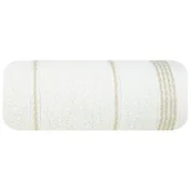 Ręczniki - Euro Firany Ręcznik Euro Kol. Mira 02 - 500 GSM Krem1 50x90 1216500 - miniaturka - grafika 1