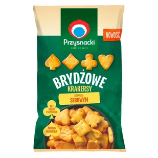 Przysnacki Brydżowe krakersy o smaku serowym 100 g - Paluszki - miniaturka - grafika 1