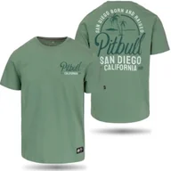 Koszulki męskie - Koszulka Męska Pit Bull T-shirt Podkoszulek Na Co Dzień Pitbull Sportowa - miniaturka - grafika 1