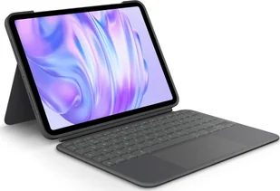 Logitech Combo Touch QWERTY British English Smart Connector Grafitowy - Etui do tabletów - miniaturka - grafika 1
