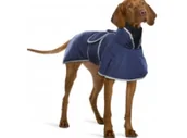 Ubranka dla psów - Kurtka dla psa z golfem wodoodporna granatowa M - miniaturka - grafika 1
