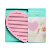 Ramki na zdjęcia - Pearhead, Tablica z Literkami Serce Pink - miniaturka - grafika 1