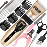 Maszynki i nożyczki dla psów - Maszynka Do Strzyżenia Psów Psa Kota Zwierząt Zestaw Cicha Profesjonalna - miniaturka - grafika 1