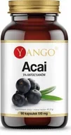 Suplementy naturalne - YANGO Yango Acai 90 kapsułek 5 % antycyjanów YA211 - miniaturka - grafika 1