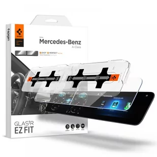 Spigen Szkło Hartowane Glas.tr "Ez Fit" Set do Mercedes A-class 2020 / 2021 - Szkła hartowane na telefon - miniaturka - grafika 1