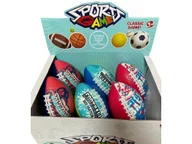 Piłki dla dzieci - Piłeczka rugby 13cm mix - zabawka - miniaturka - grafika 1