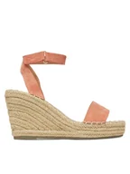 Espadryle damskie - DeeZee Espadryle JSZ2022-06 Beżowy - miniaturka - grafika 1