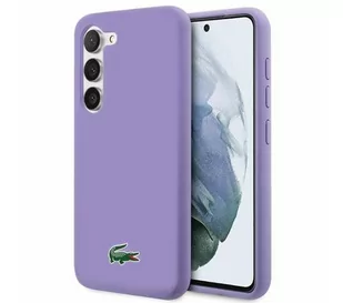 Lacoste LCHCS23SSLOU Hardcase Silicone do Samsung Galaxy S23 Fioletowy - Etui i futerały do telefonów - miniaturka - grafika 1