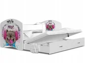 Łóżka dla dzieci i młodzieży - ﻿Łóżko dwuosobowe 200x90 + materace LUCKY P2 - miniaturka - grafika 1