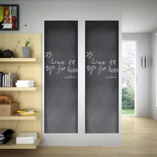 vidaXL Naklejana tablica kredowa (0,6 x 2m), 2 rolki i kreda w zestawie - Tablice i flipcharty - miniaturka - grafika 1