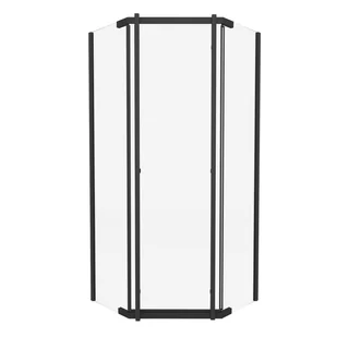 Kabina prysznicowa pięciokątna 90x90 cm czarna Titanium Durasan - Kabiny prysznicowe Kabina prysznicowa pięciokątna 90x90 cm czarna Titanium Durasan - Kabiny prysznicowe - miniaturka - grafika 1