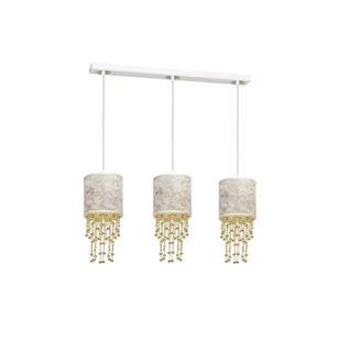 Milagro Lampa wisząca ALMERIA WHITE/GOLD 3xE27 MLP6445 - Lampy sufitowe - miniaturka - grafika 1