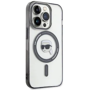 Etui Karl Lagerfeld KLHMP15LHKHNOTK na iPhone 15 Pro - przezroczyste - Etui i futerały do telefonów - miniaturka - grafika 4