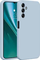 Etui i futerały do telefonów - Etteri Nakładka Etteri Silicone Case do Samsung Galaxy A14 jasnoniebieska - miniaturka - grafika 1