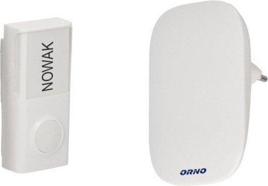 Orno Dzwonek bezprzewodowy RAVE AC, sieciowy z learning system, 36 dźwięków, 100m OR-DB-YR-127