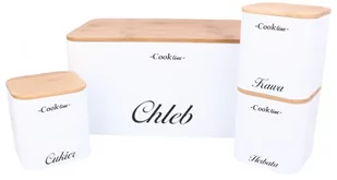 Chomik Chlebak  bambusowo-stalowy z pojemnikami - Chlebaki - miniaturka - grafika 1