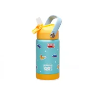 Bidony dla dzieci - Lunch Munch Bidon termiczny ze słomką Bill Traveler 350 ml - miniaturka - grafika 1