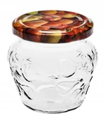 Pojemniki kuchenne - SŁOIKI SZKLANE Z ZAKRĘTKĄ 215ml 8szt 22483 - miniaturka - grafika 1